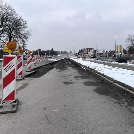 Rozbudowa ul. Warszawskiej [styczeń 2023] - fot 9